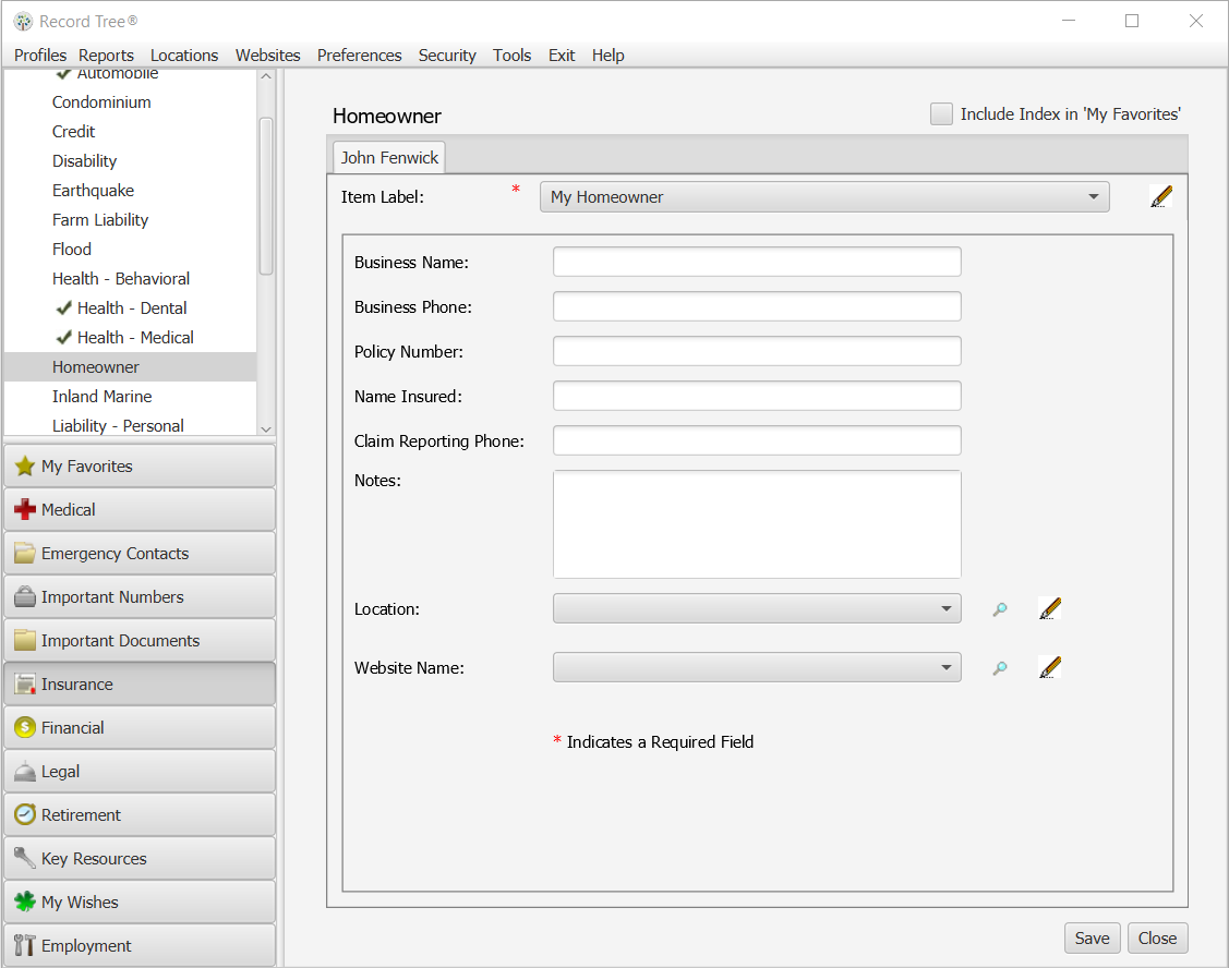 Insurance Data Recod Insurance Records-Insurance Records Management | Record Tree®