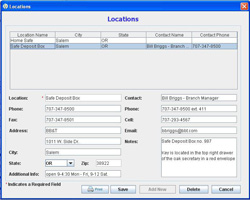 Personal Financial Record – Locations – Record Tree® Financial Record Keeping